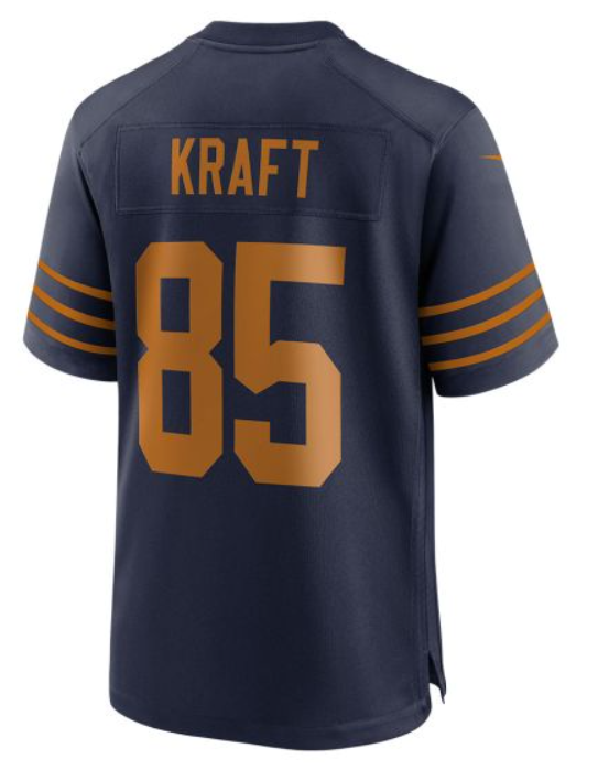 Men 2025 Green Bay Packers #85 Kraft blue Classic Nike game NFL Jersey->green bay packers->NFL Jersey